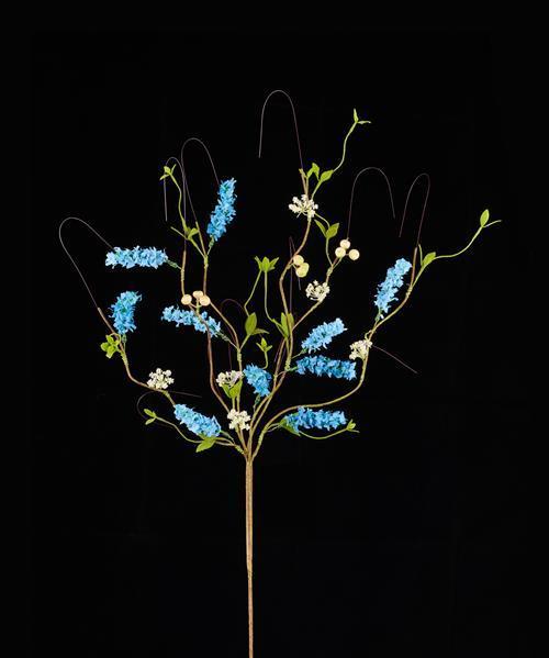 32"L BLUE LAVENDER SPRAY - FH809603