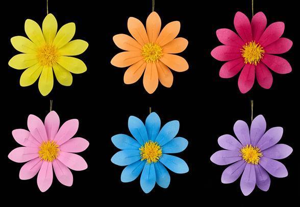 11.75"DIA FELT FLOWER - FJ519099