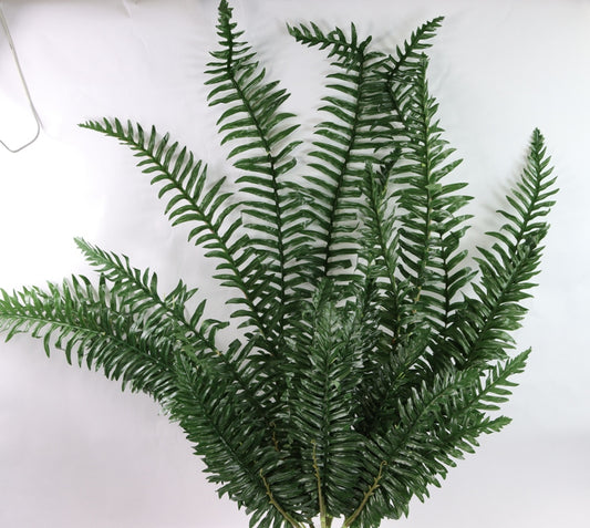 44" BOSTON FERN W/29 LEAVES-GG25609-GREEN
