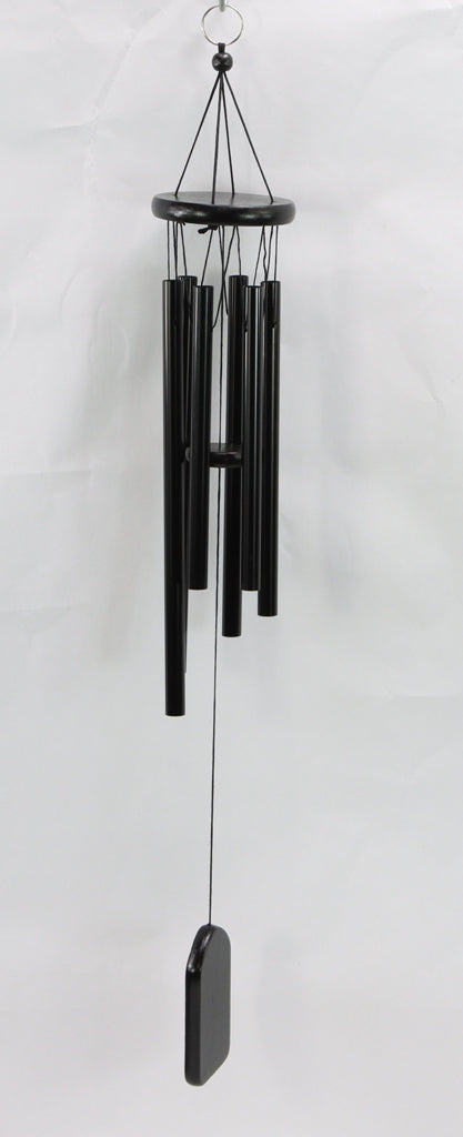 24" WIND CHIMES-GMO24156-BLACK
