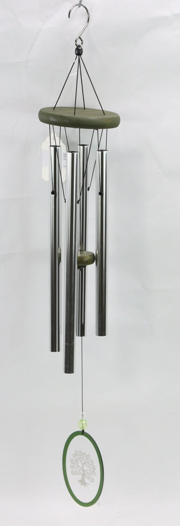 28" WIND CHIMES-GMO24163-SILVERTONE