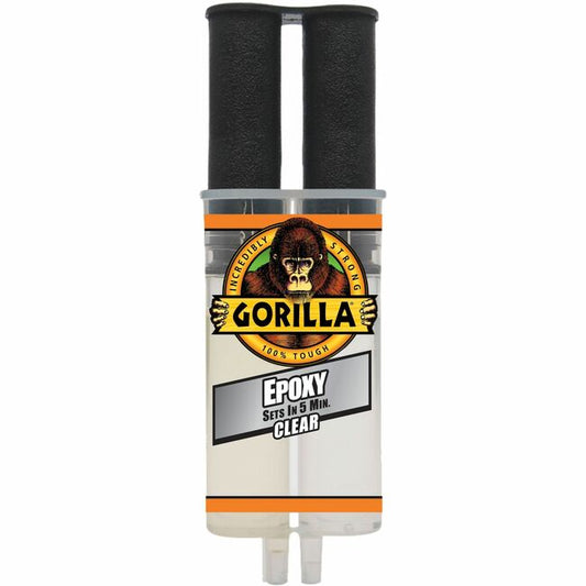 Gorilla Glue Epoxy 0.85 Ounce Syringe Two Part Resin and Hardener-106203