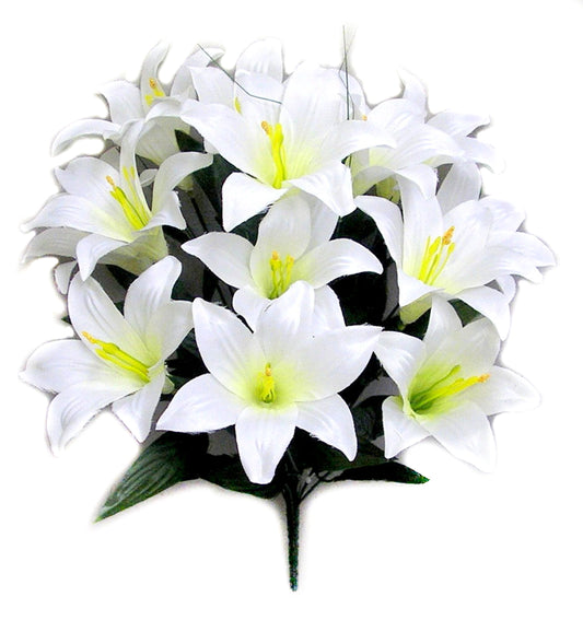 EASTER LILY BUSH X 14-GPB151-WHITE