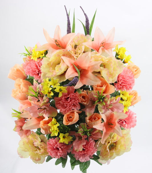 PEONY/LILY MIXED BUSH X 40 - GPB195-PK/PH MIX