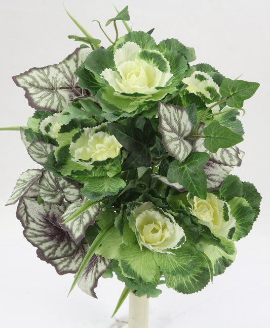 CABBAGE/IVY LEAVES BUSH--GPB20358-GN/CM