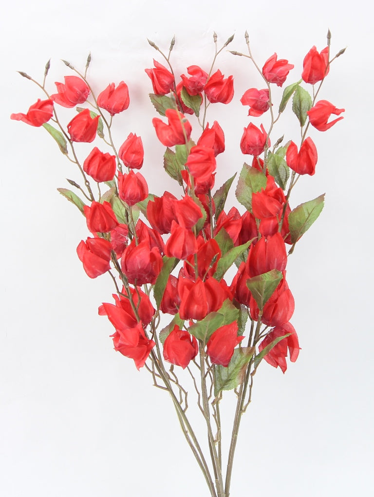 21" CHINESE LANTERN BUSH X7 - GPB24466 - RED