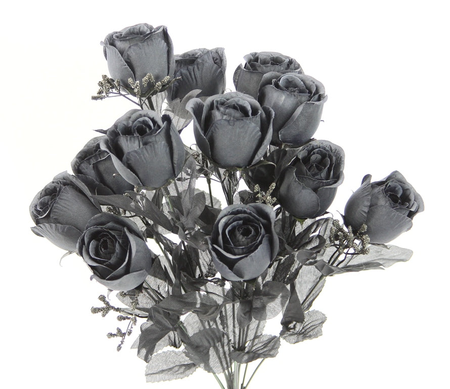 16.5" ROSE BUSH X 12 - GPB25308-BLACK