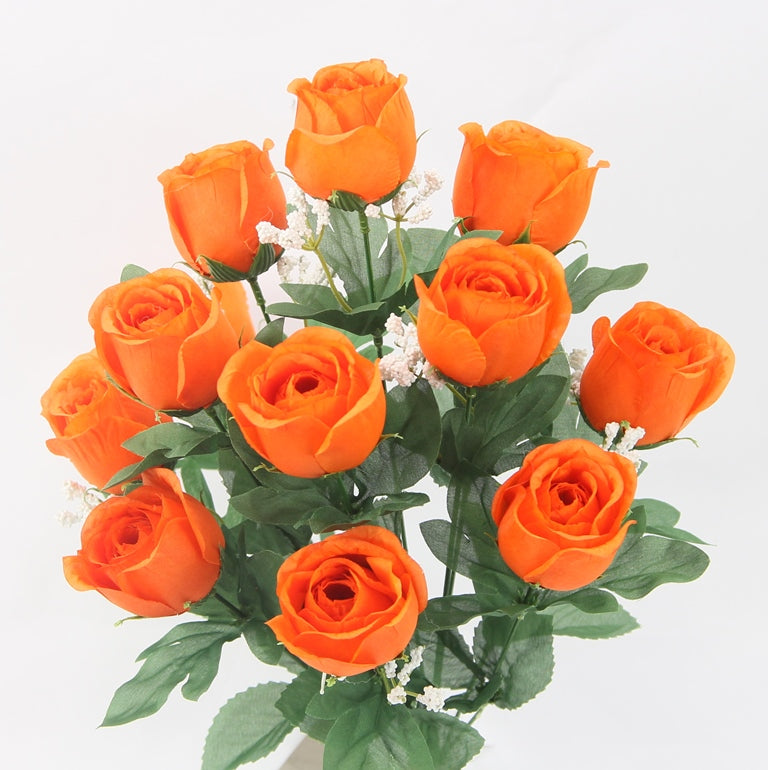 16.5" ROSE BUSH X 12-GPB25308-ORANGE