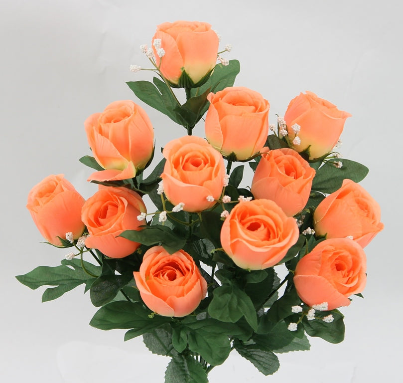 16.5" ROSE BUSH X 12 - GPB25308-PEACH