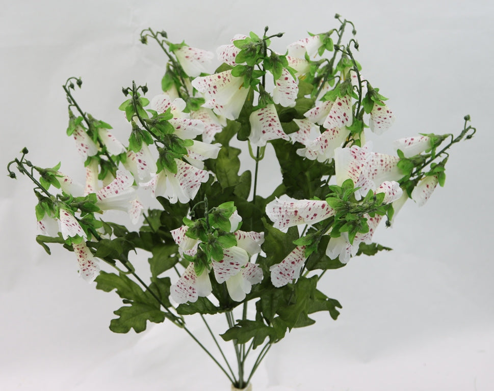 23" FOXGLOVE BUSH X 10-GPB253104-CREAM