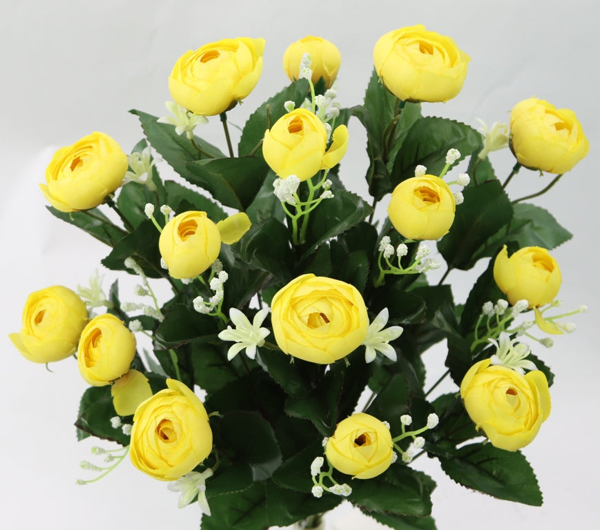 20" RANUNULCUS WITH FILLER BUSH -GPB253116-YELLOW