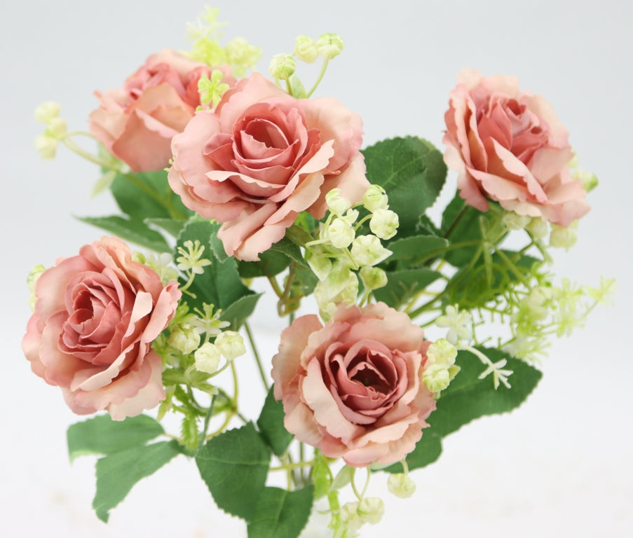 11" ROSE BUSH X 5-GPB25370-ROSE