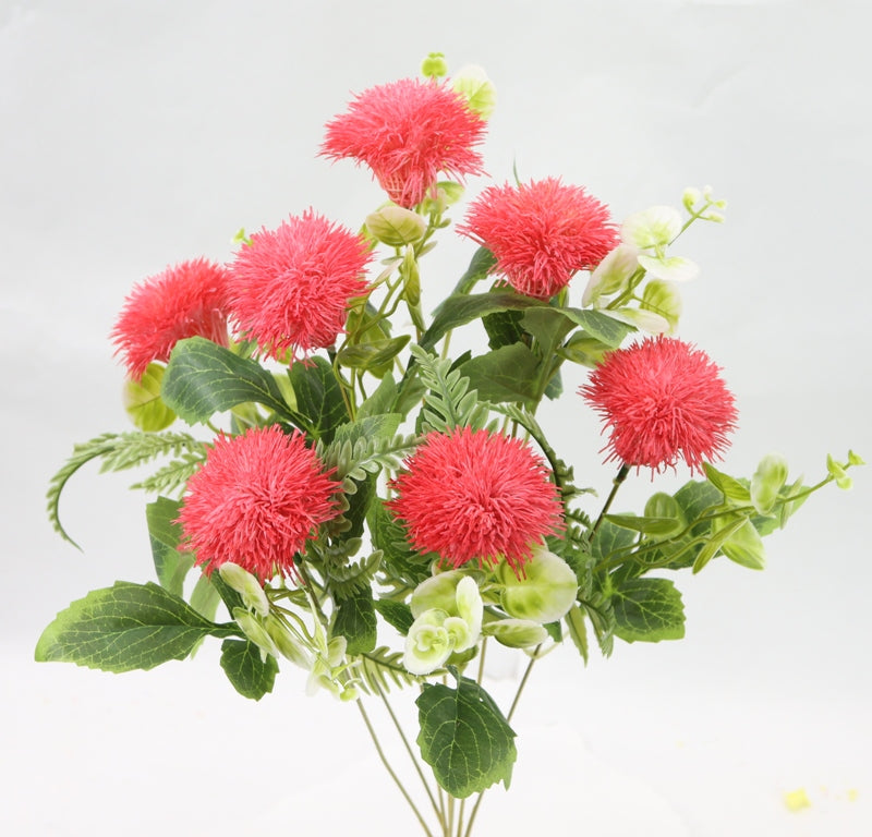 18.50" LION'S MANE WITH FILLER - GPB25389-FUCHSIA