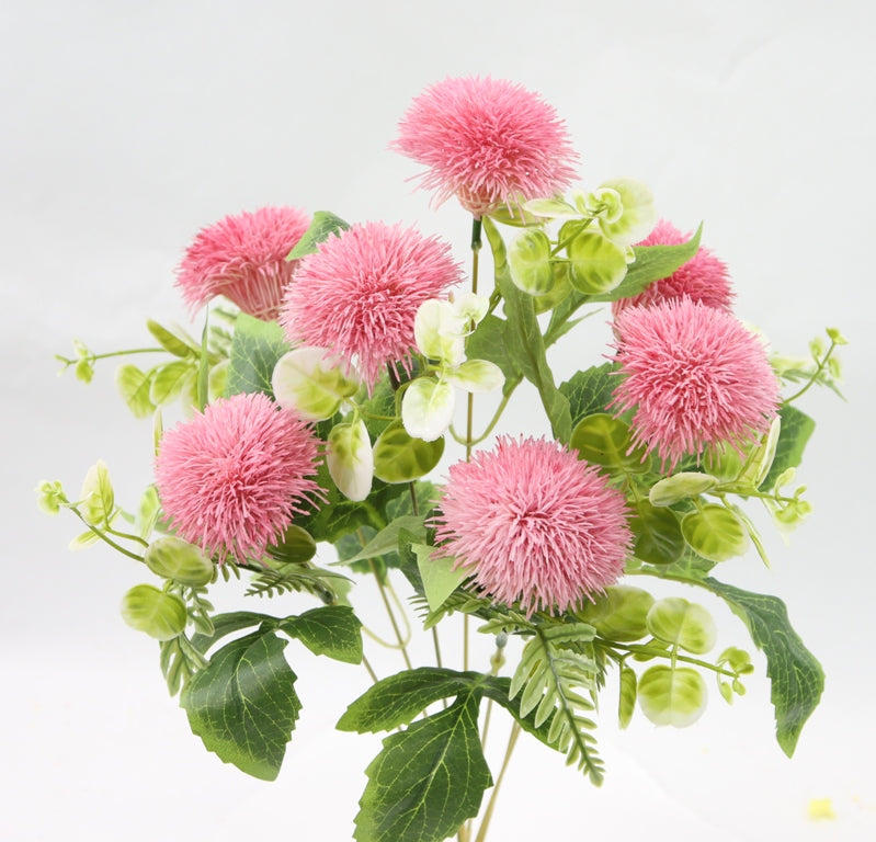 18.50" LION'S MANE WITH FILLER - GPB25389-HOT PINK