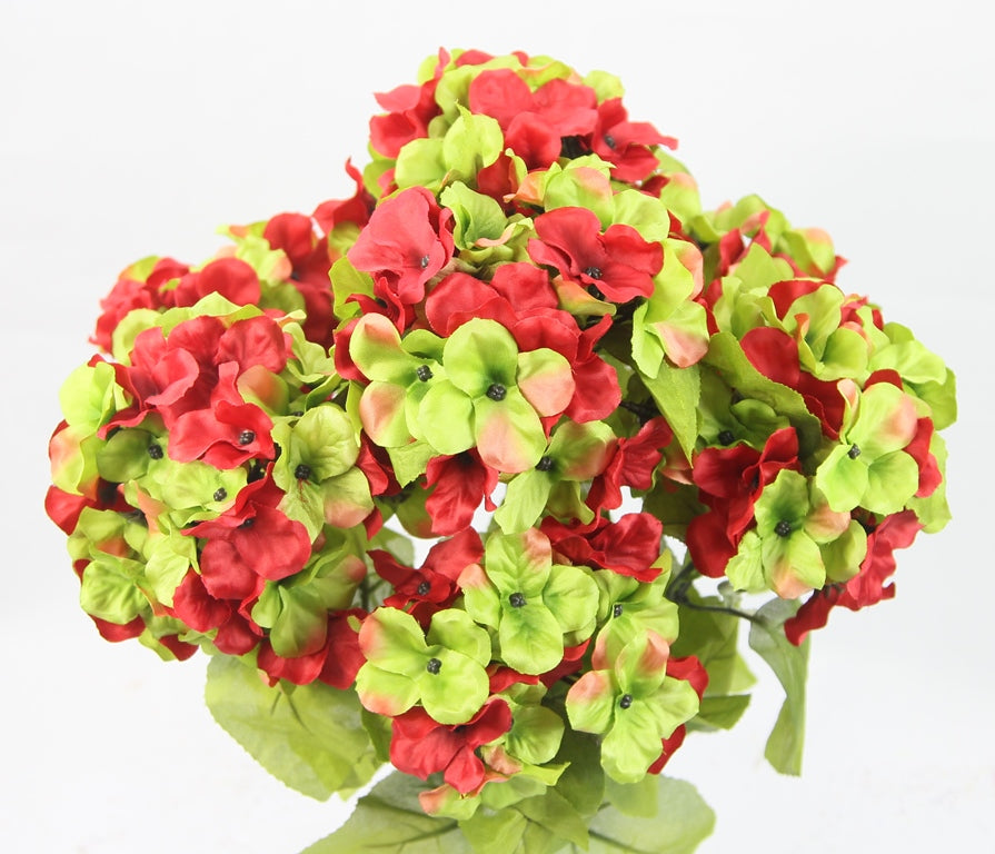 SATIN HYDRANGEA BUSH X 7 - GPB730-KW/BT