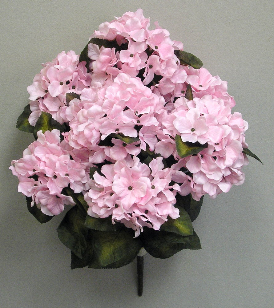 SATIN HYDRANGEA BUSH X 7 - GPB730-LT.PK