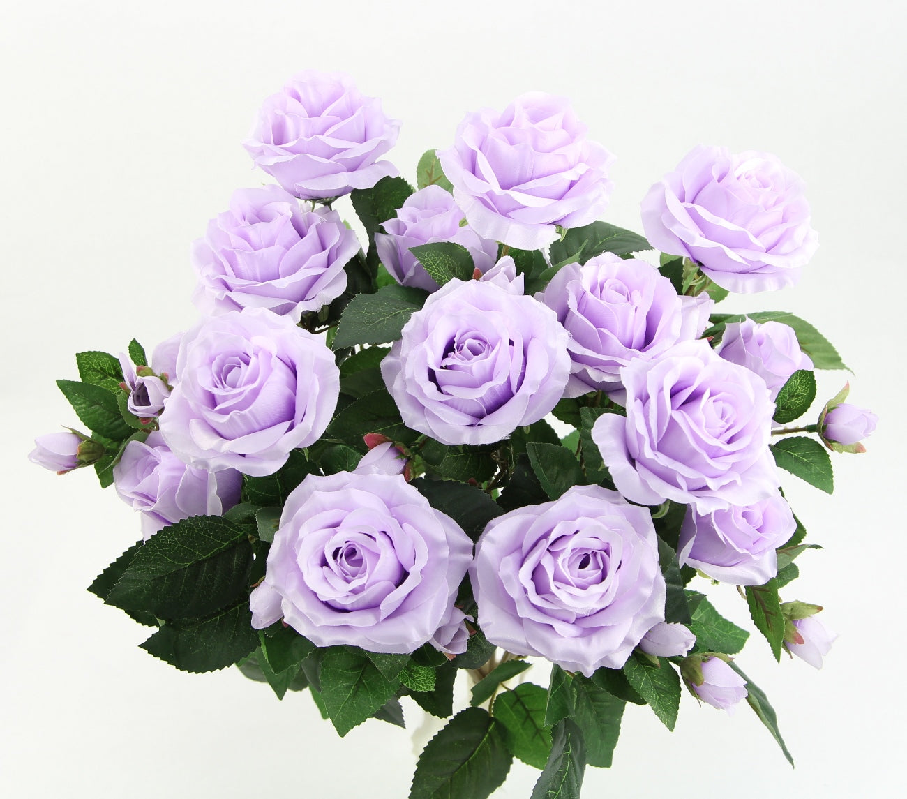 ROSE BUSH X 5 W/15 FLOWERS - GPB7338-LAVENDER