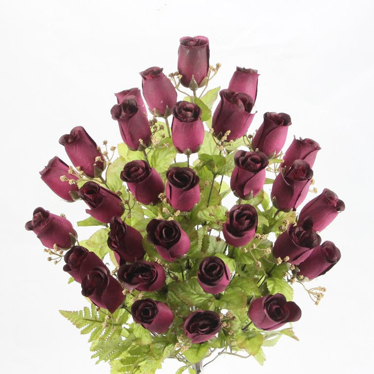 M.P. ROSE BUD BUSH X 30 - GPB8379-GRAPE