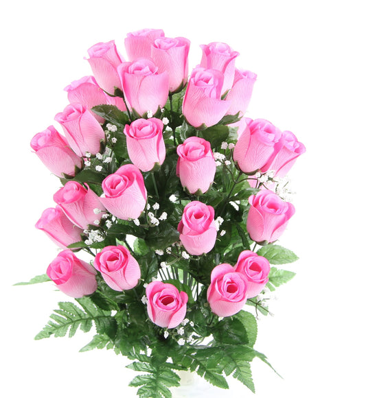 M.P. ROSE BUD BUSH X 30 - GPB8379-PINK