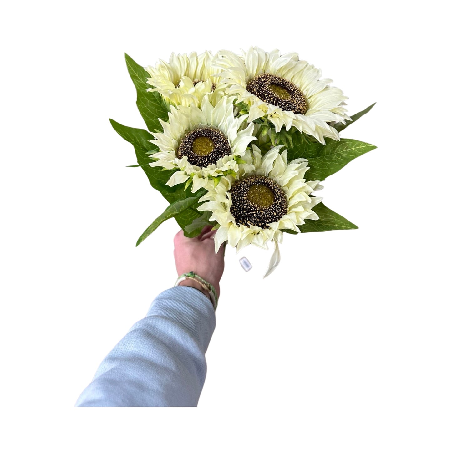 16" Cream Sunflower x 7 - 12021