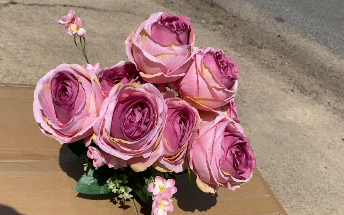 21" ROSE BUSH X13-PINK/MAUVE-SB2380-PMV