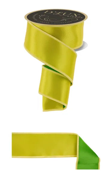 2.5"X10YD SATIN FUSED-YELLOW/FRESH GREEN-LX4002J2