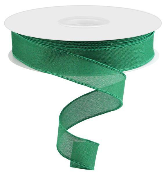 1.5"X50YD VALUE FAUX BURLAP EMERALD GREEN - RC500006