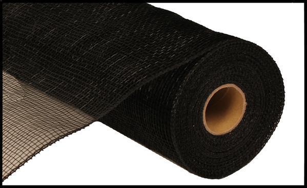 10"X10YD BLACK DECO MESH - RE130202