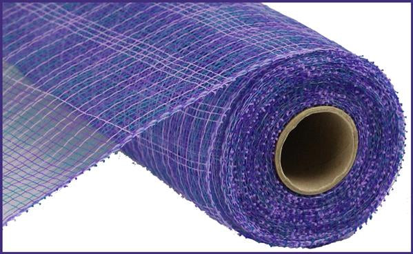 10"X10YD MULTI STRIPE MESH - PURPLE/LAV/BLUE - RE1382NX