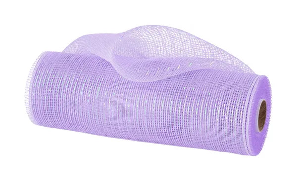 10.25"X10YD IRID FOIL MESH-IRID PASTEL LAV/WHITE-RE8501E2