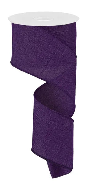 2.5"X10YD PURPLE ROYAL BURLAP-RG127923
