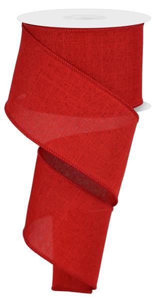 2.5"X10YD RED ROYAL BURLAP - RG127924