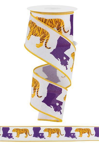 2.5"X10YD LOUISIANA W/TIGER - RGE1949