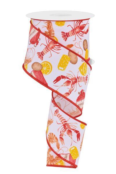 2.5"X10YD CRAWFISH ON DIAGONAL WEAVE - RGF107127