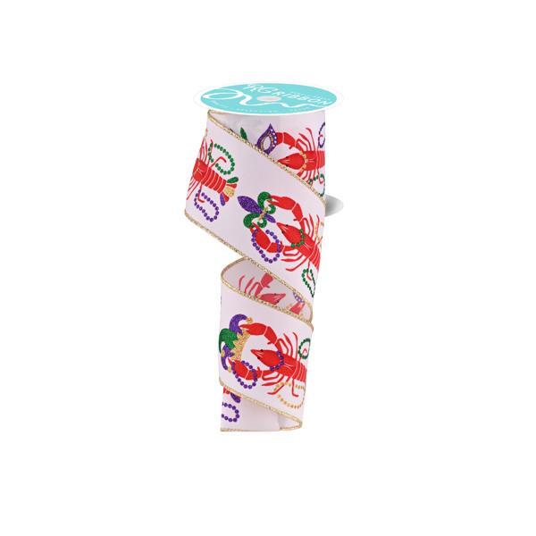 2.5"X10YD MARDI GRAS CRAWFISH - RGF117127