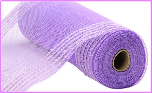 10.25"X10YD LAVENDAR DRIFT/PP WIDE BORDER MESH - RY811413