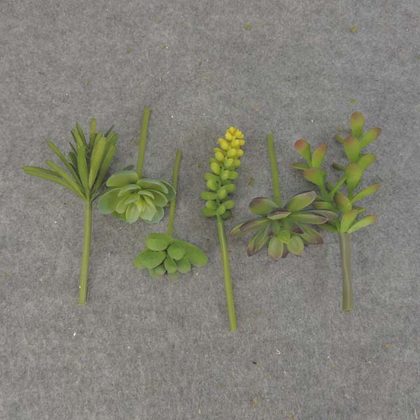 BAG OF 6 SMALL SUCCULENT PICKS-SB6135