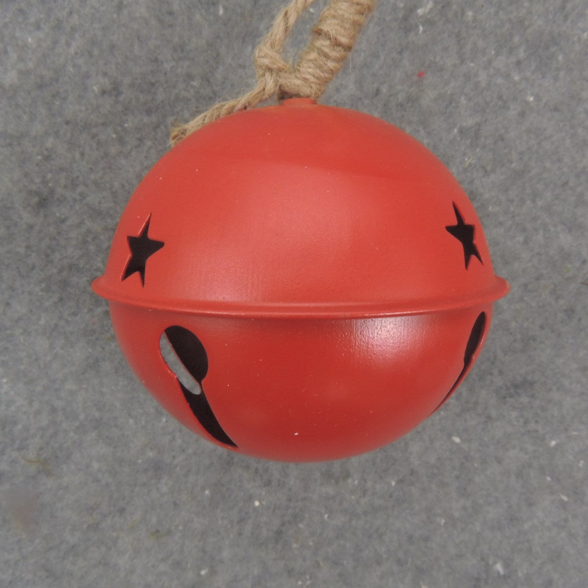 4" JINGLEBELL ORNAMENT RED - XA1050-RED