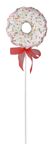 25.5"L DONUT STEM - WHITE/MULTI - XS1127
