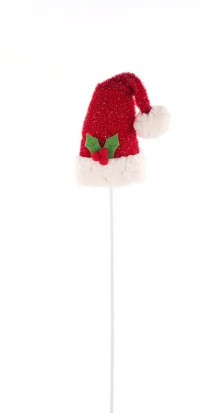 28.5"L Santa Hat Pick-Red/White/Green-XS1262