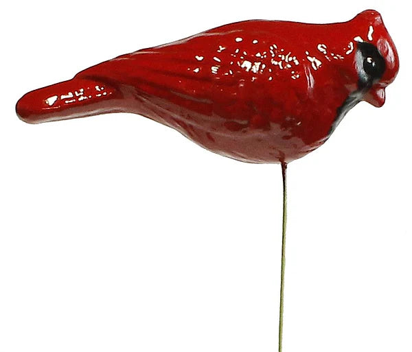 8" CARDINAL W/PICK- SHINY RED- MW109524