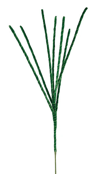 31"L VELVET WRAPPED SPRAY- EMERALD GREEN- MN059106