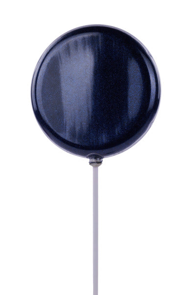 200Mm Navy Blue Glitter Lollipop W/Stick, 19"Oal-XC120819