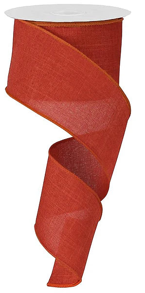2.5" x 10yd Royal Burlap-Rust RG127974