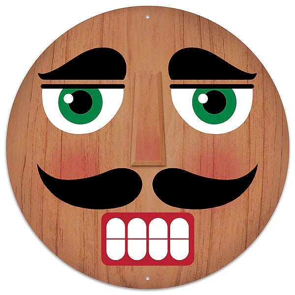 12"Dia Nutcracker Face Sign-MD149102