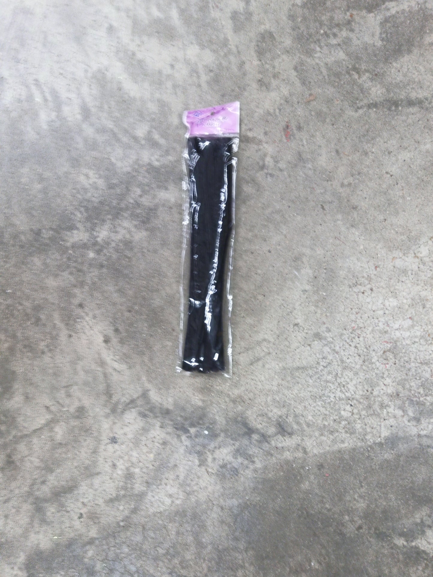 12"Chenille Stems BLK 25pcs-7152