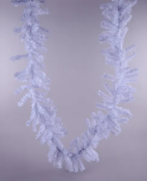 9' X 10" PVC GARLAND- WHITE- XX964627