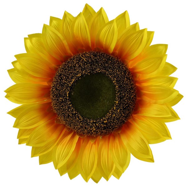 15"DIA SUNFLOWER HEAD wreath attachment