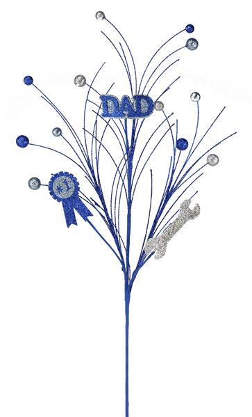 28"L Glitter Dad father's day pick