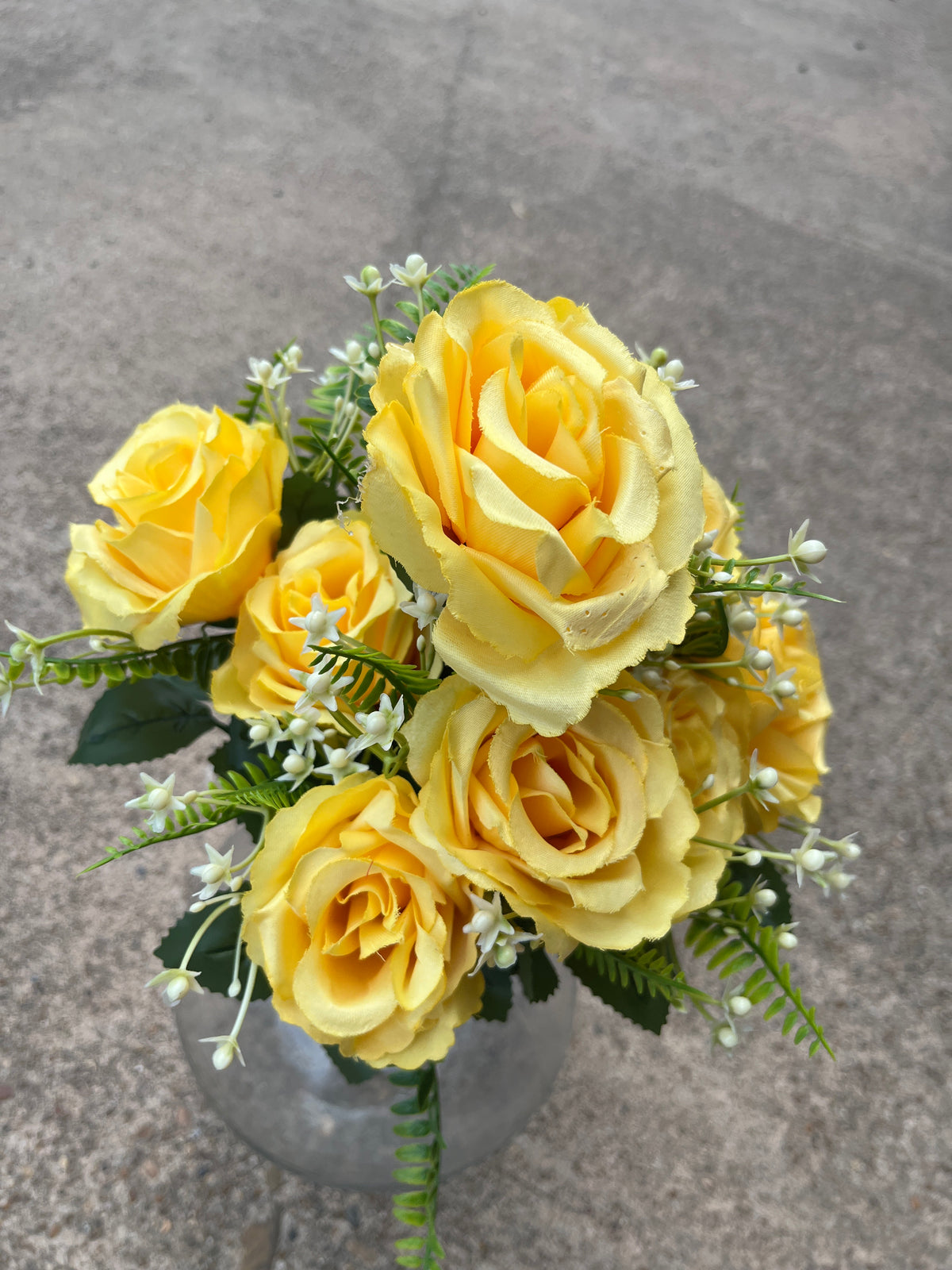ELEGANT ROSE X 9-yellow-52542